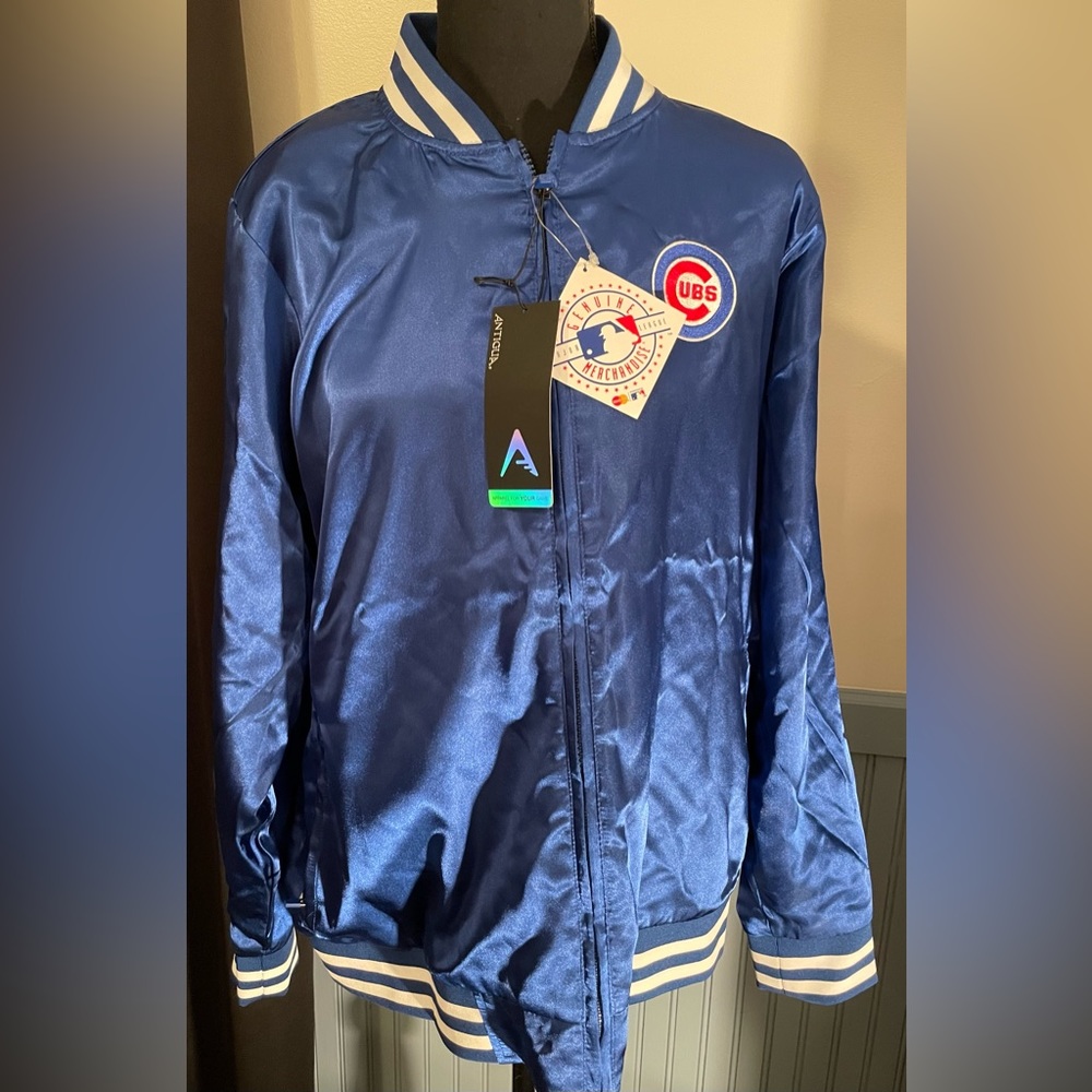 chicago cubs satin starter jacket